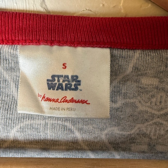 Hanna Andersson Star Wars Darth Vader Pajama Set Long Johns Small - Picture 5 of 8